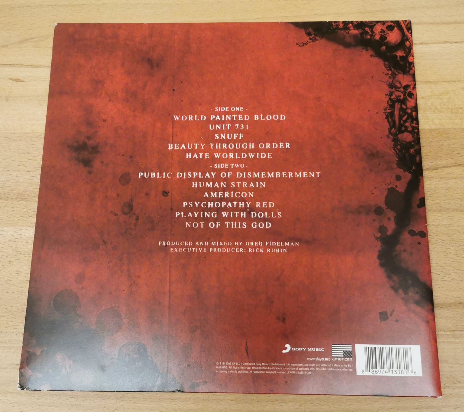 Schallplatten: SLAYER: World painted blood LP Original – Gebraucht aus Münchwilen TG von Swb 3