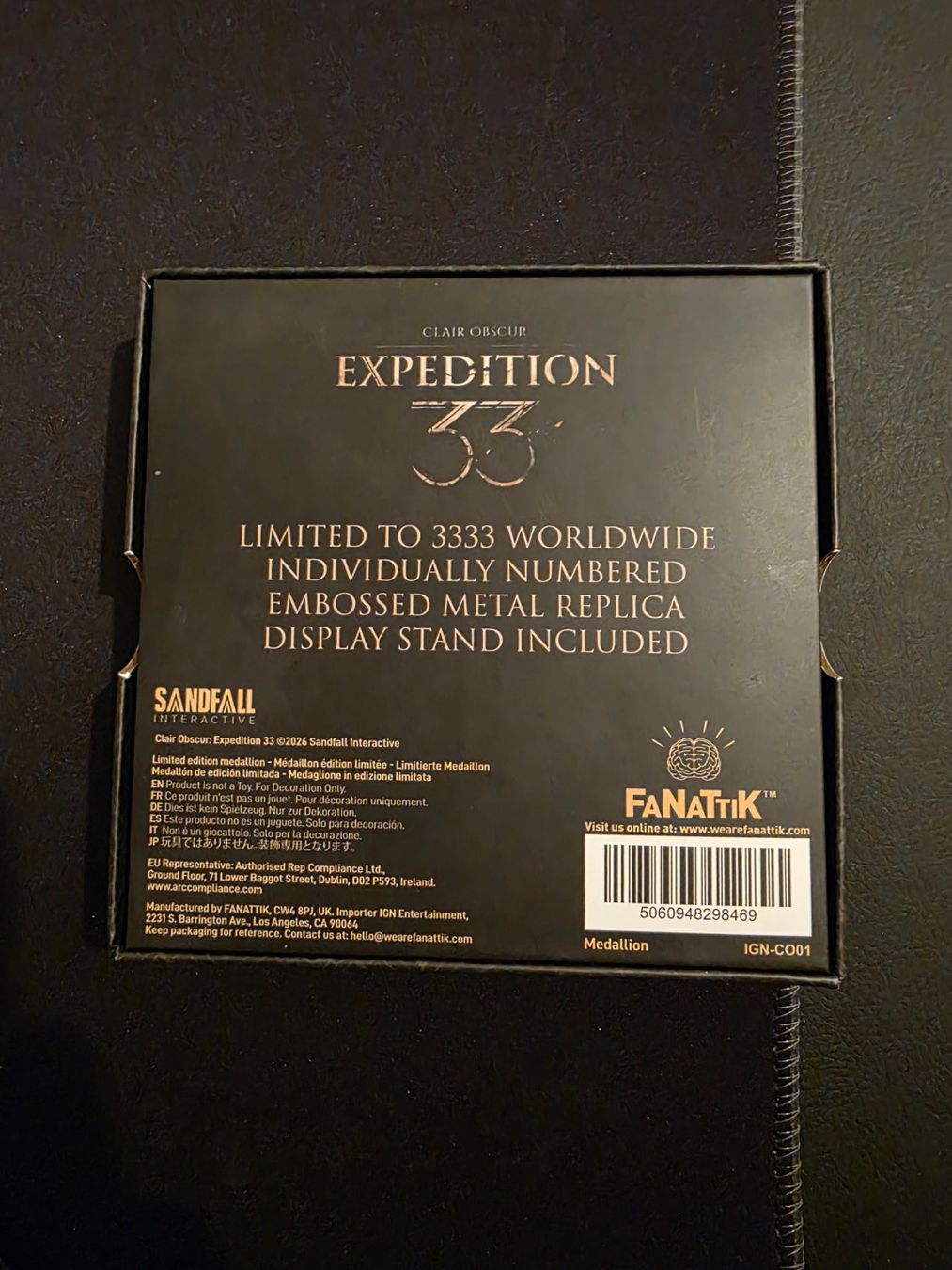 Spiele: Clair Obscur Expedition 33 Limited Medaillon – Gebraucht aus Genève von gpu_5pw 4