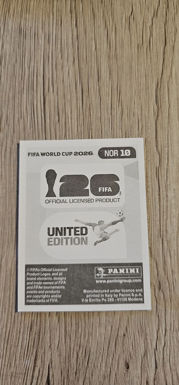 Panini Cartes à collectionner: Fifa World Cup Panini NOR 10 – Neuf avec emballage d'origine à Biel VS par volcom8702 1