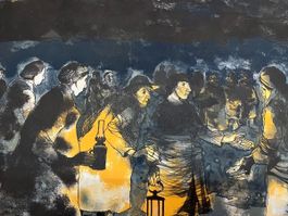 Jean Claude Bourgeois LITHOGRAPHIE SIGNIERT NUMMERIERT