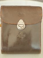 Vintage Leica ETRIN Brown Leather Camera Case - Must See!