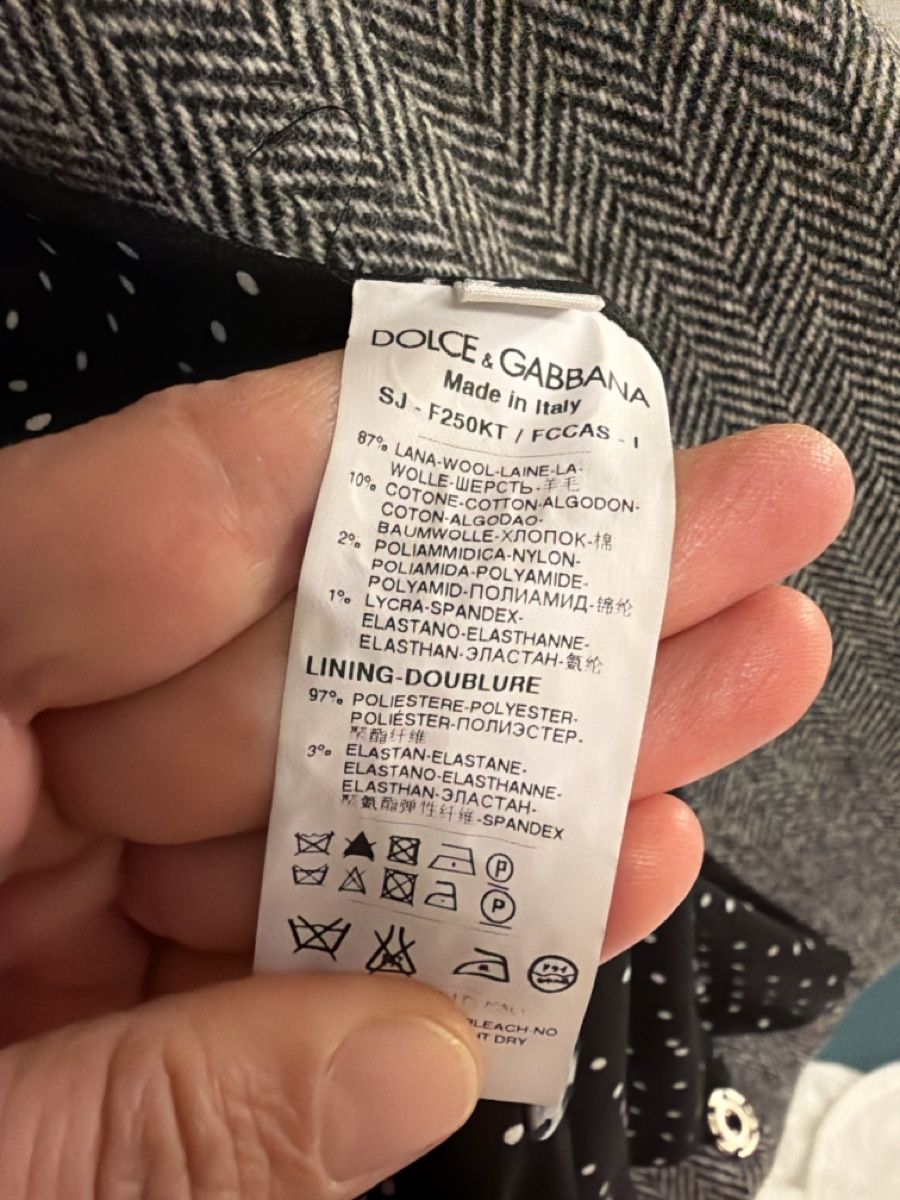 Dolce & Gabbana Giacche: Giacca donna Dolce & Gabbana lana – Usato da Adliswil venduto da Rampella 5