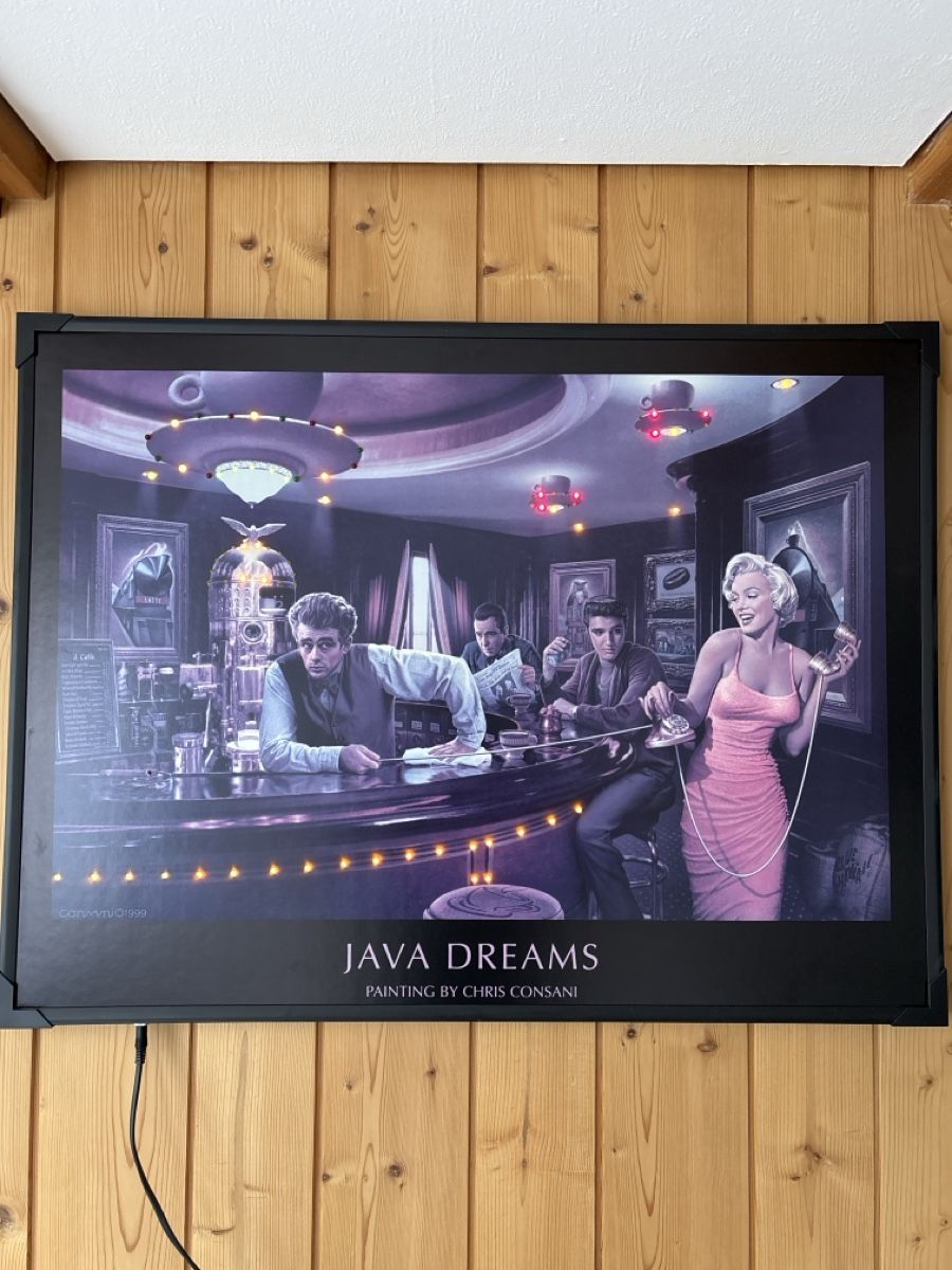 Foto & Immagini: Chris Consani "Java Dreams" Bild mit Rahmen, Top Zustand – Usato da Bönigen venduto da muehli302
