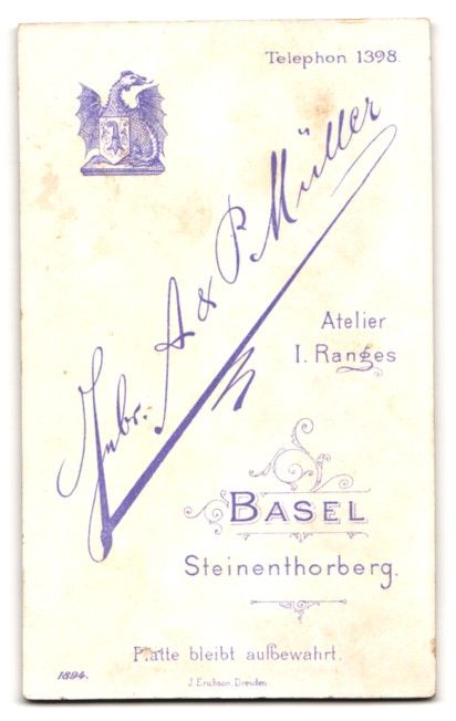 Fotografie &  Plakate: Fotografie Imbre. A, P. Müller, Basel,  – Gebraucht aus Berlin von bartko-reher 1