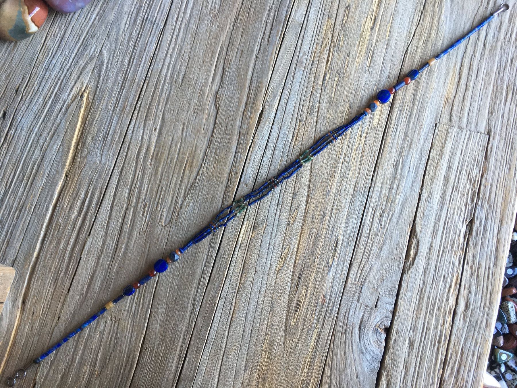 Ketten: LAPISLAZULI  HALSKETTE  LÄNGE 53cm – Neu und originalverpackt aus Aesch ZH von LiquidAktion 7