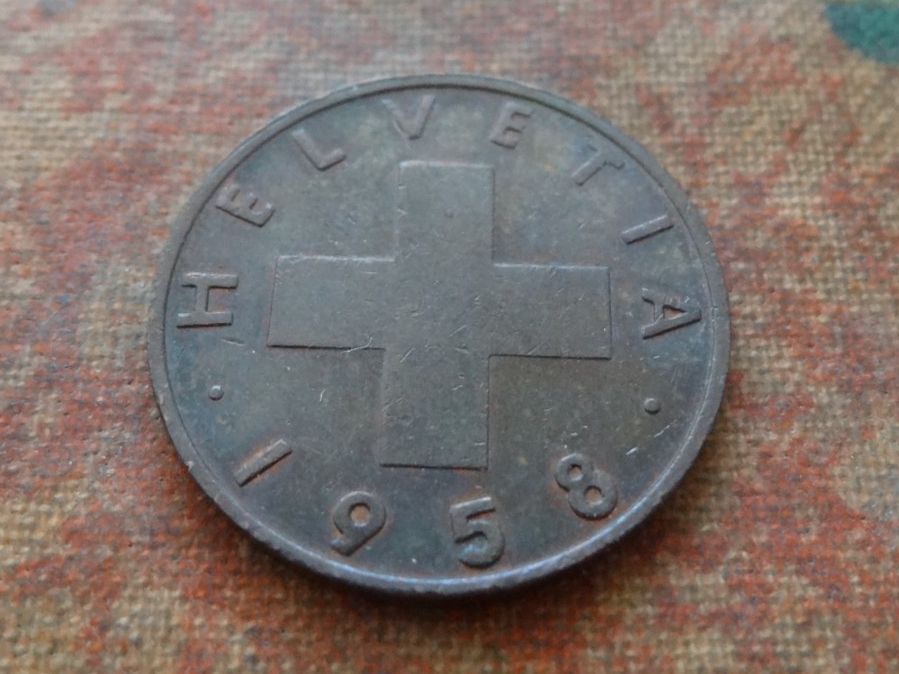 Tutti le monete: 2 Rp. 1958   (B) – Usato da Romanel-sur-Lausanne venduto da Swift13