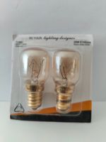 2 Glühbirnen E14, 230 Volt~, 25 Watt