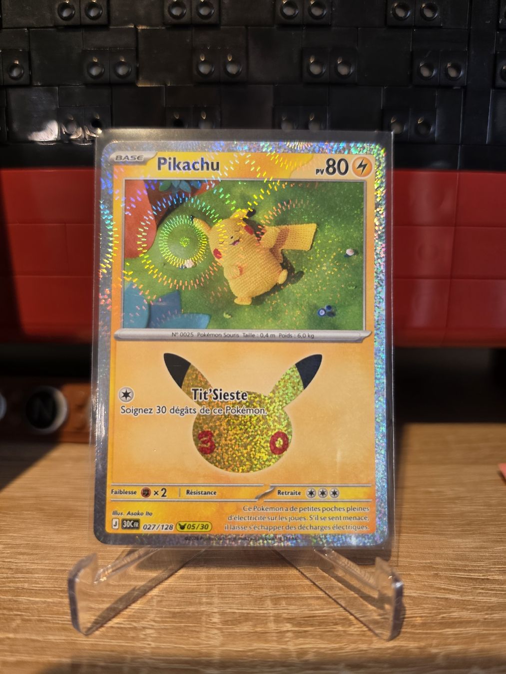 Pokémon Carte collezionabili: Pokémon Pikachu 30 ans 05/30 – Nuovo e nell'imballaggio originale da Eysins venduto da TahisarangGamesTCG