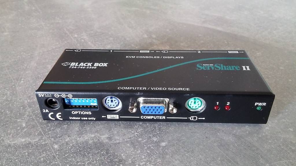 Unità & Adattatore: ServShare II KVM Switch KV221A – Usato da Berikon venduto da m1l3n 3