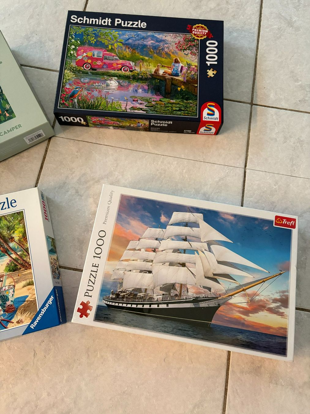 Ravensburger Puzzle: Puzzle 1000 Teile (4 Stück) – Usato da Siebnen venduto da Seestern74 2