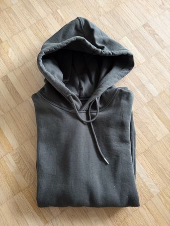 Kapuzenpullover Jack and Jones olive Grösse M getragen