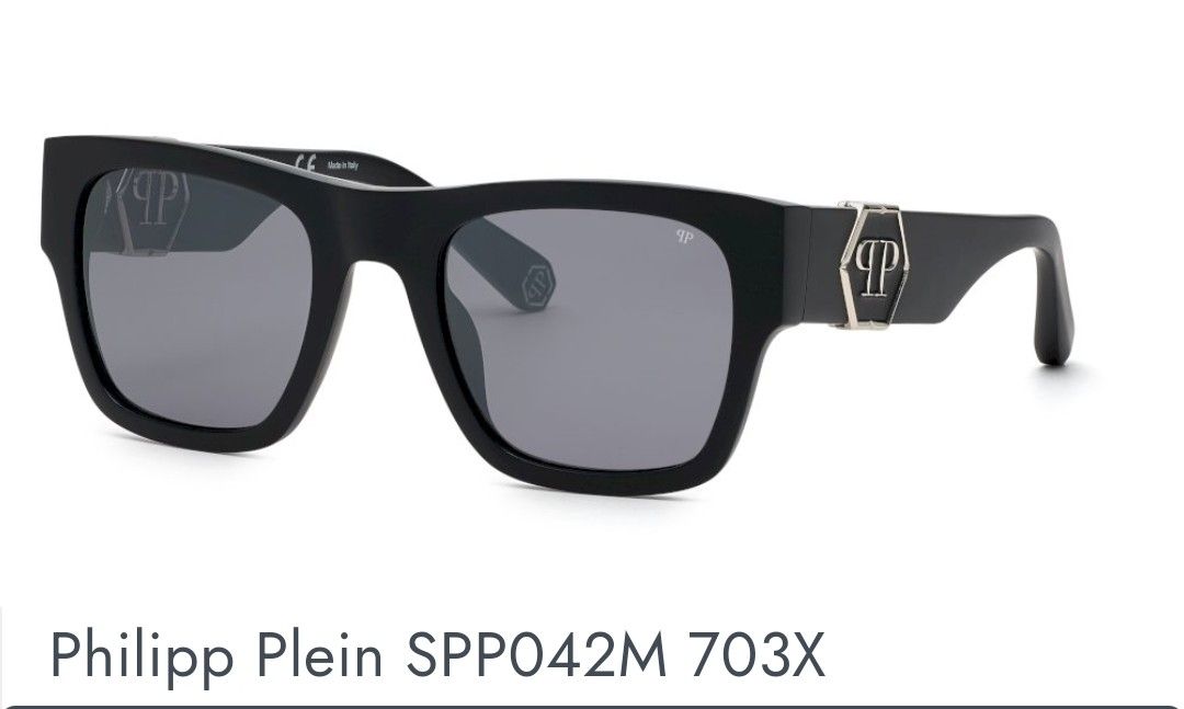 Philipp Plein Brillen & Gläser: Fabrikneu Philipp plein Sonnenbrille – Neu und originalverpackt aus Scherz von lacoste30