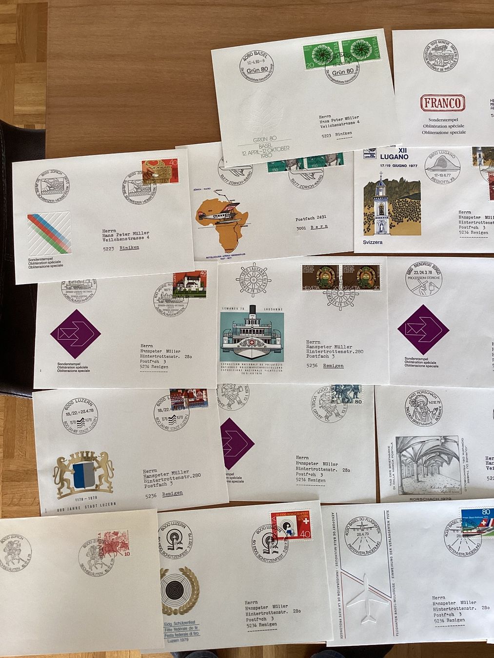 Timbri: sonderstempel briefmarke – Usato da Reinach BL venduto da andreas_mueller 2