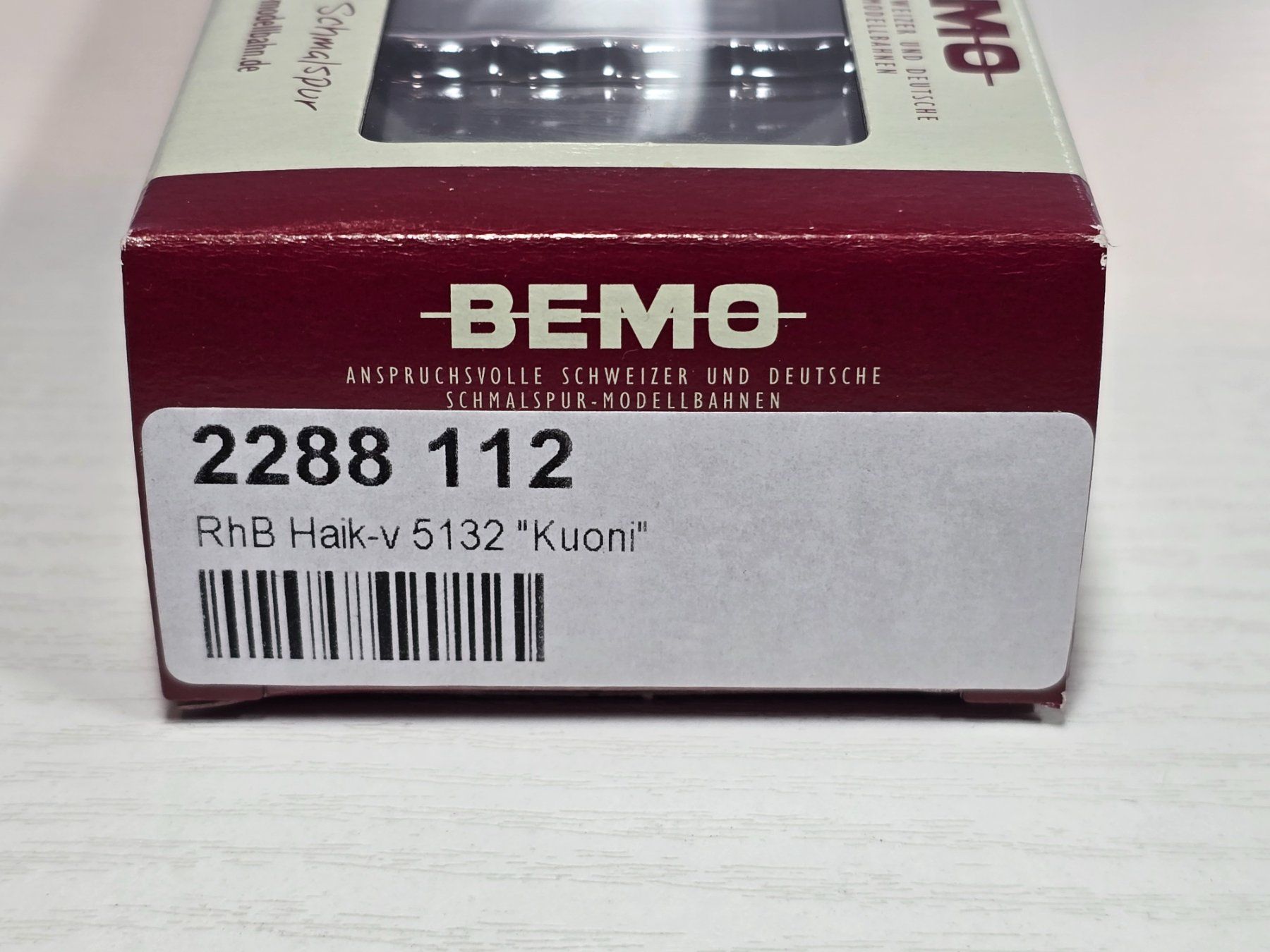 Bemo Modellini di ferrovie: Bemo, 2288112, RhB, Schiebewandwagen, Kuoni, Neu – Nuovo e nell'imballaggio originale da Kloten venduto da Nicola2 1