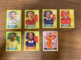 Wm 2026 Panini 7 seltene Sticker