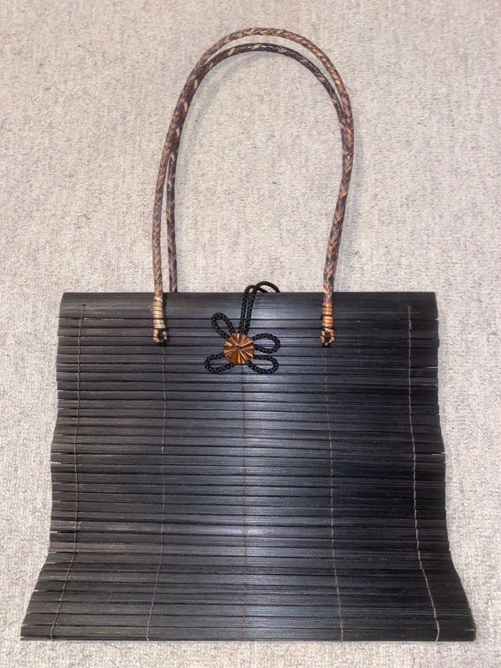 Borse da donna: Tasche aus Holz schwarz – Nuovo (secondo la descrizione) da Altendorf venduto da am9j_nt 1