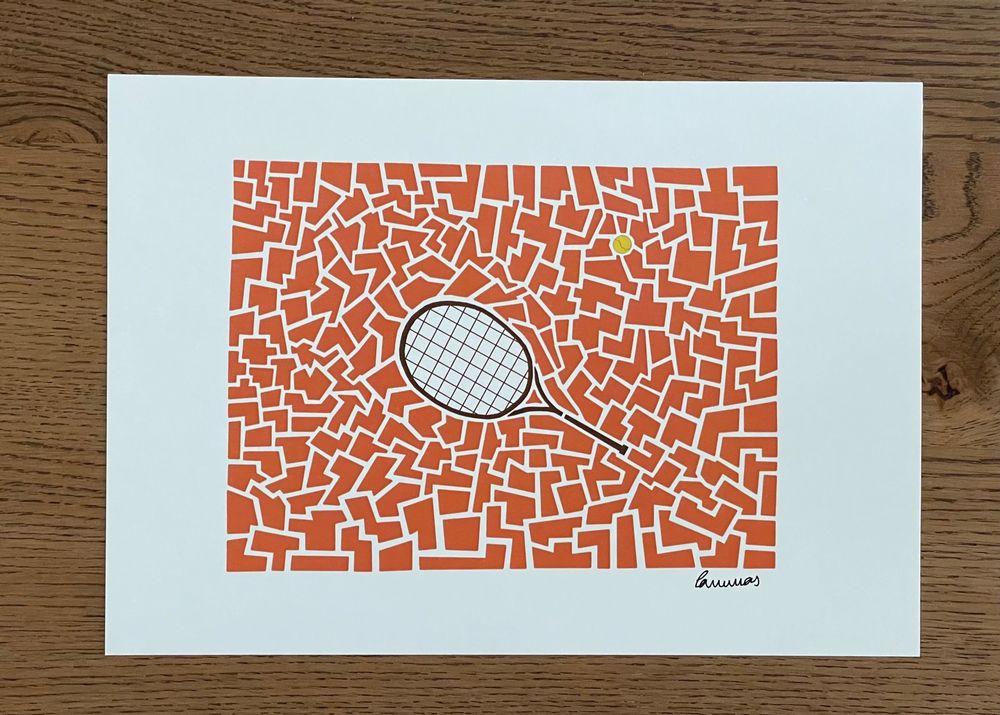 Tennis Racket pop art, contemporary art, fine art Kaufen auf Ricardo