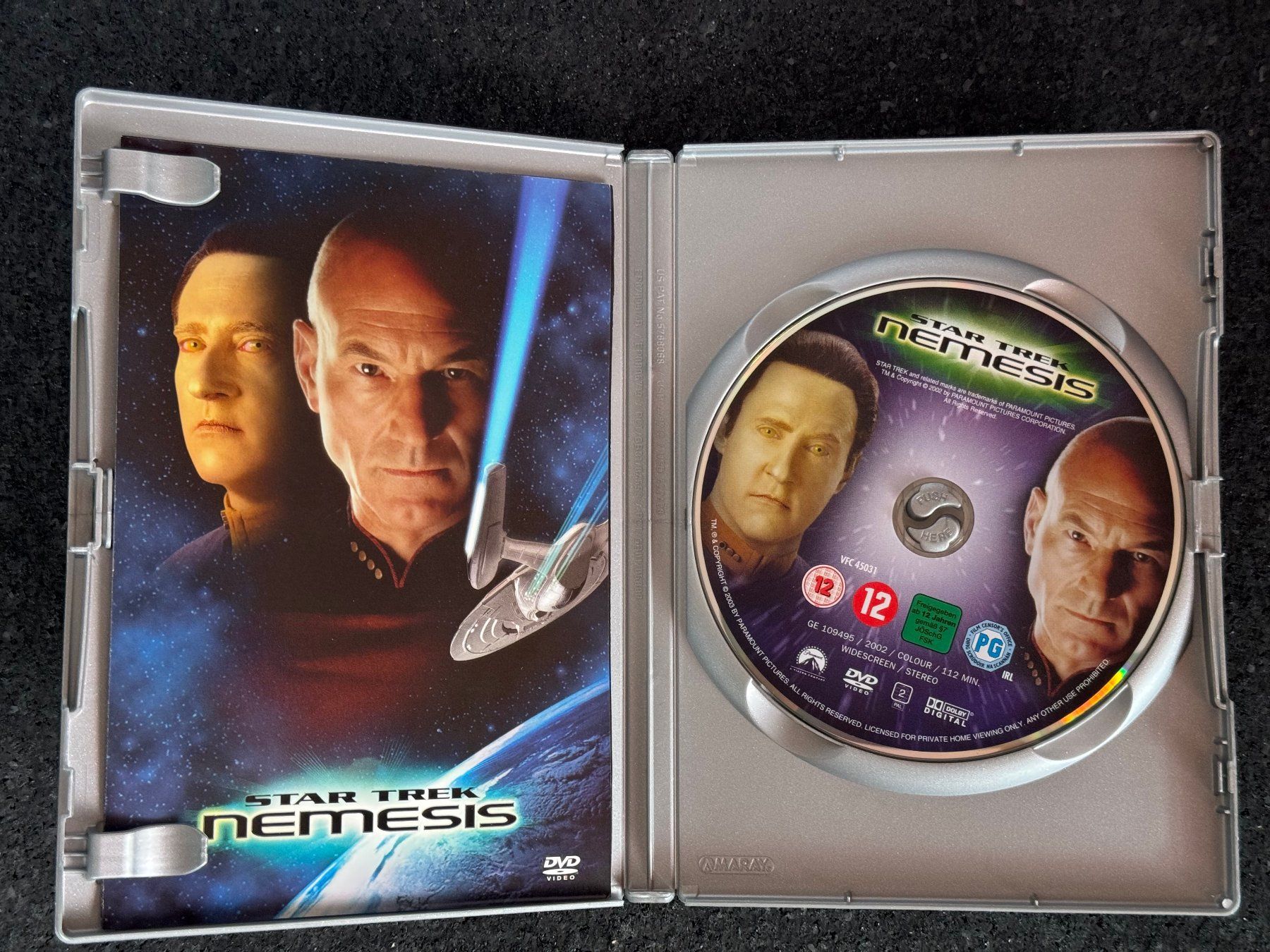 Tutti i DVDs: STAR TREK Nemesis DVD DE/EN widescreen collection – Usato da Fribourg venduto da tschjoly 4