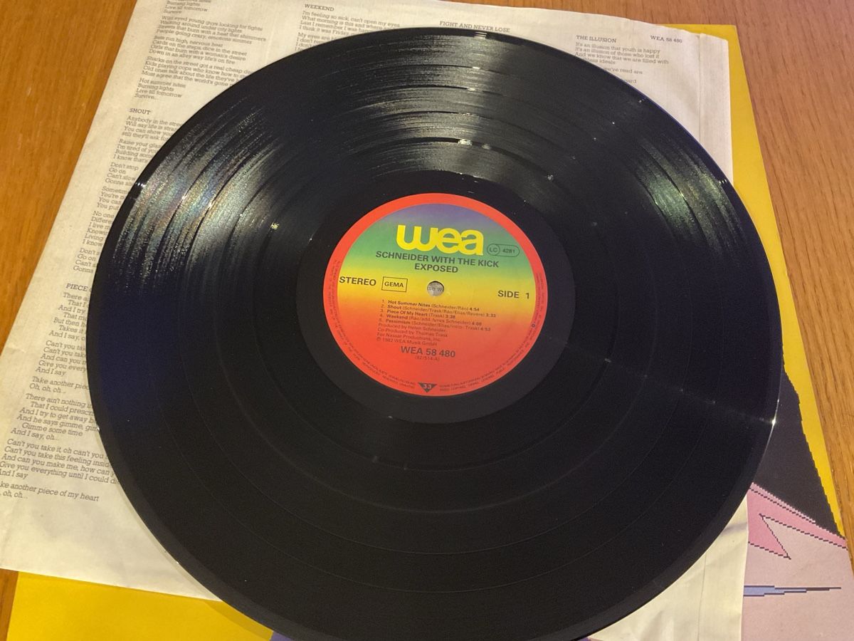 Schallplatten: Schneider With The Kick - Exposed LP 1982 – Gebraucht aus Steinach von Quarkie 2