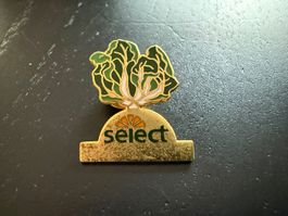 Sammlerstück: Chicorée Select Anstecknadel, Goldfarben