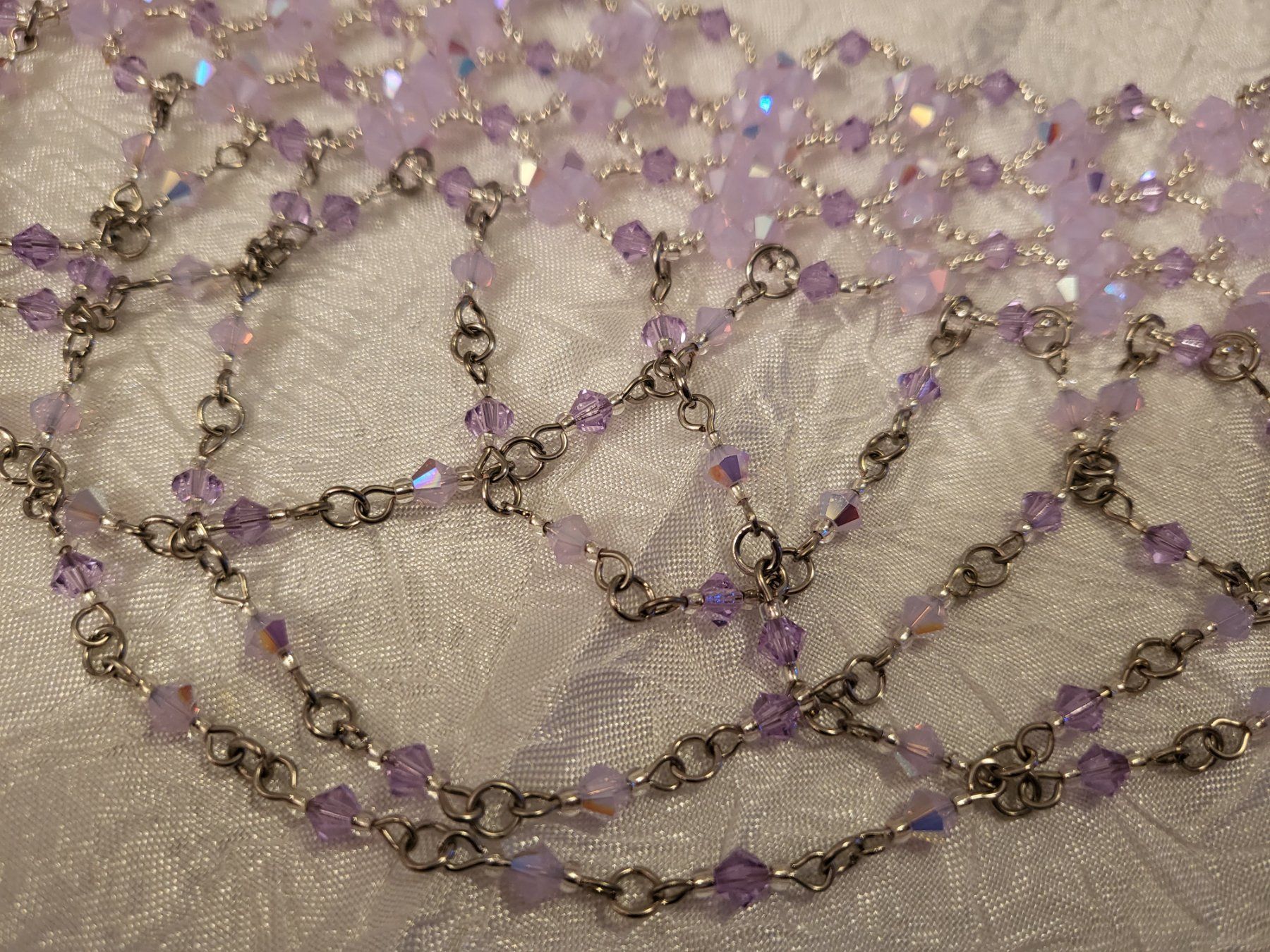 Catenine: Handgemachte Halskette aus Swarovski perlen – Nuovo (secondo la descrizione) da Dietikon venduto da Eleda 3