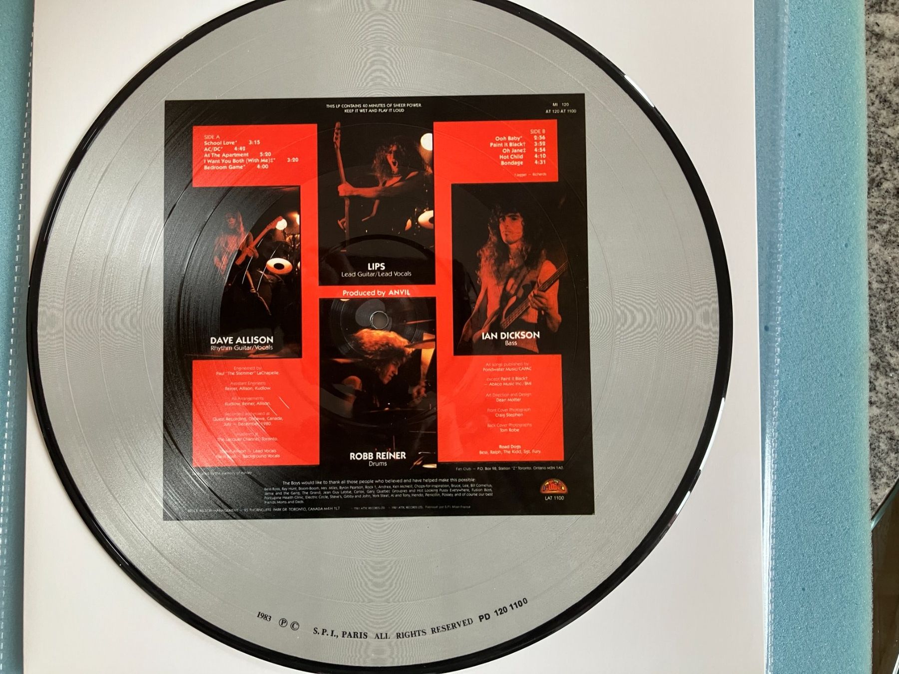 Vinyles: Anvil – D'occasion à Aarwangen par Jukebox3 4