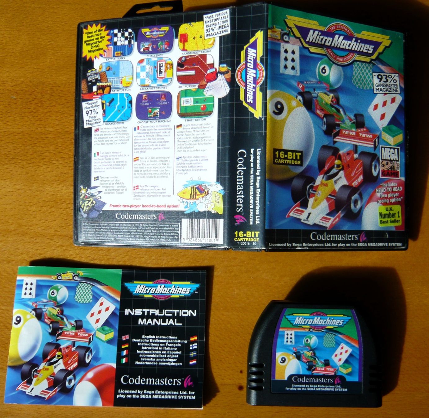 Sega Spiele: Mega Drive   : Micro Machines, CIB – Gebraucht aus Onex von Jaguar1986 2