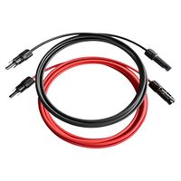 Solarkabel 6mm² mit MC4 Stecker div. Länge 2, 3, 5, 8, 10 M