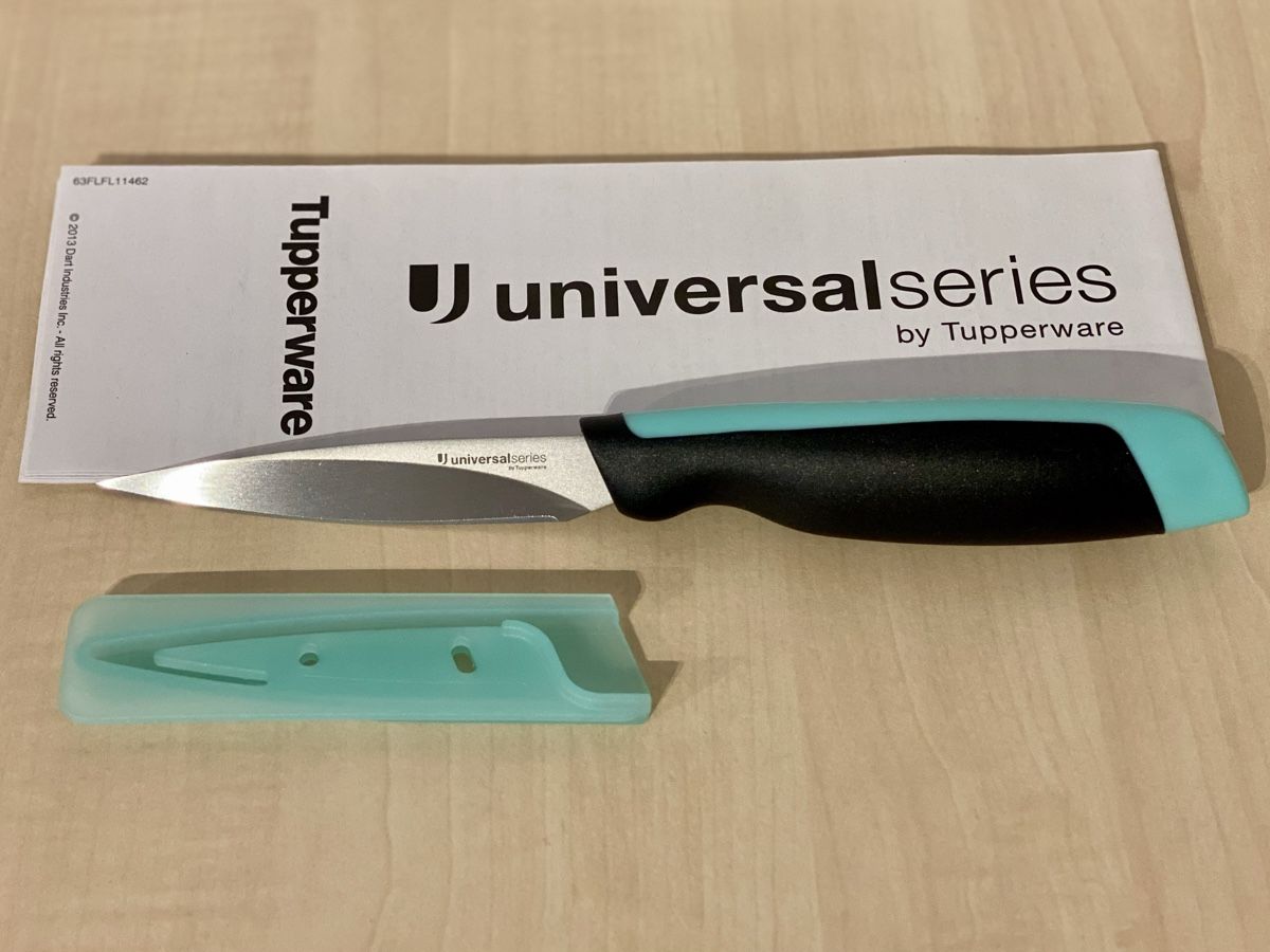 Tupperware Coltelli da cucina: Tupperware Gemüsemesser / Schitzer Universal Serie – Nuovo e nell'imballaggio originale da Worben venduto da Teddy112