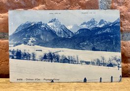CHÂTEAU D’OEX Paysage d’hiver - Winterlandschaft