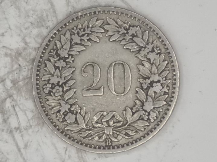 Tutti le monete: 20 rappen 1898 seltene Jahre – Usato da Bure venduto da chap981 1