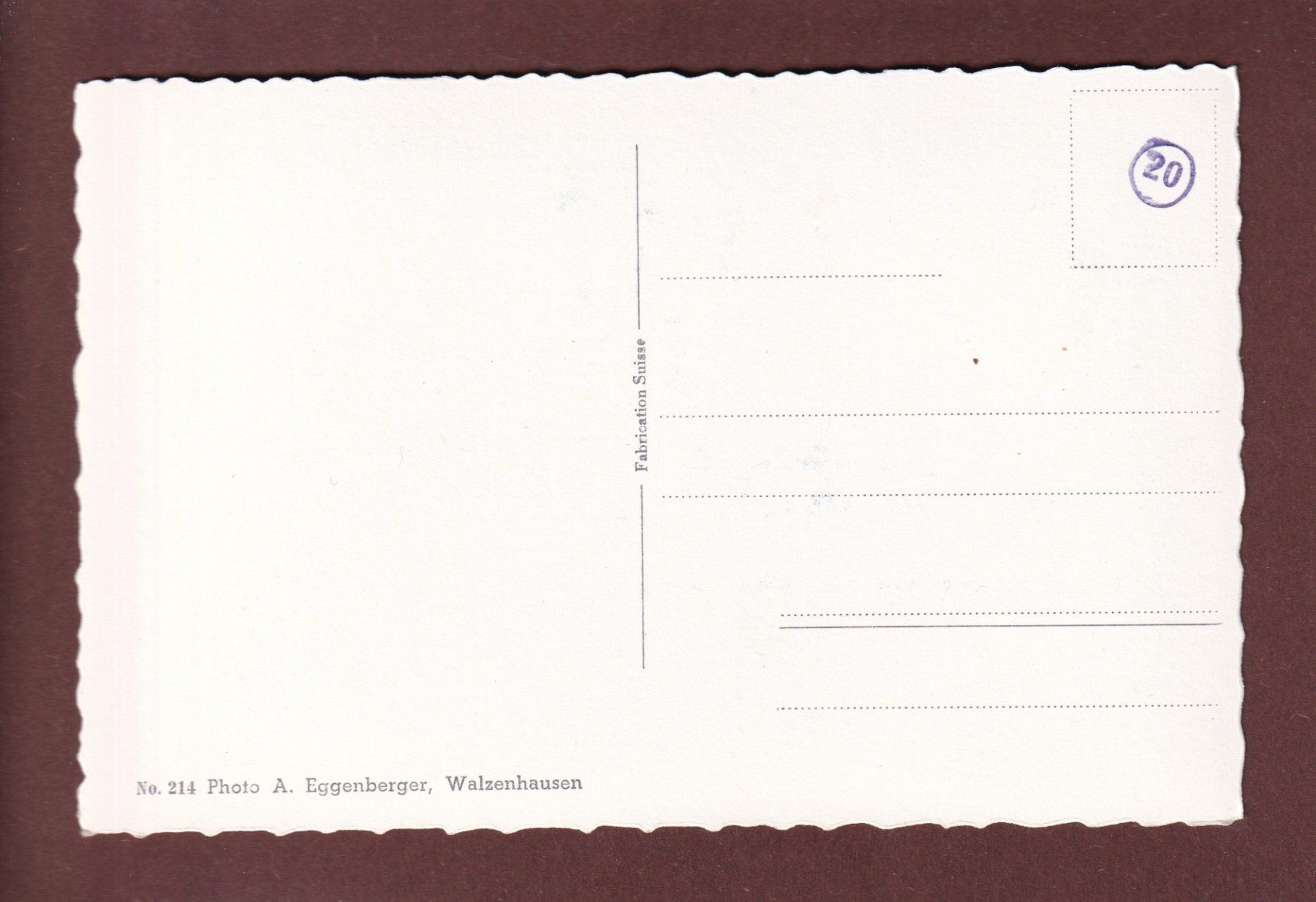 Cartoline postali: WALZENHAUSEN - Bad-Hotel – Usato da Pully venduto da nicecards 1