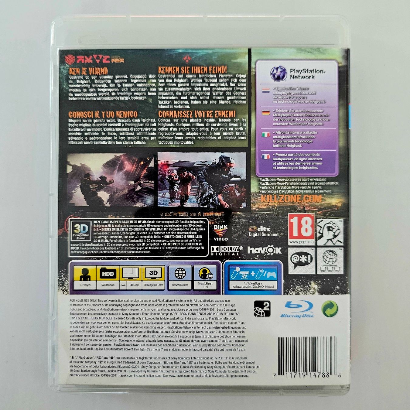 Sony Giochi: Killzone 3 (PS3) – Usato da Holziken venduto da Miglioregamesnmore 1