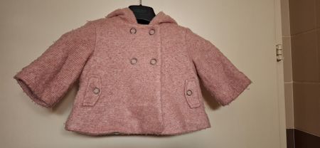 Joli veste chaude rose, Kiabi, bébé 6mois, taille 63-69cm