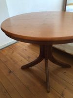Runder Massivholz Esstisch Buche ausziehbar (95 - 135 cm)