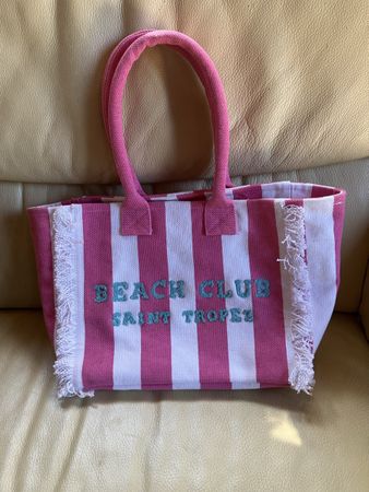 Neu und ungetragene Baumwoll Sommertasche gestreift