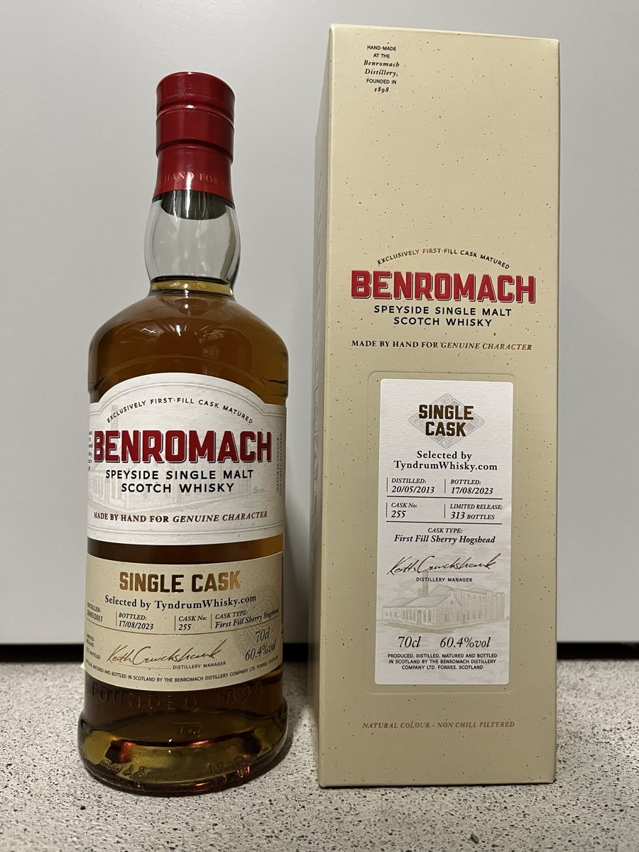 Spirituosen: Benromach 10yo Single Cask 2013 – Neu und originalverpackt aus Mönchaltorf von Drammer