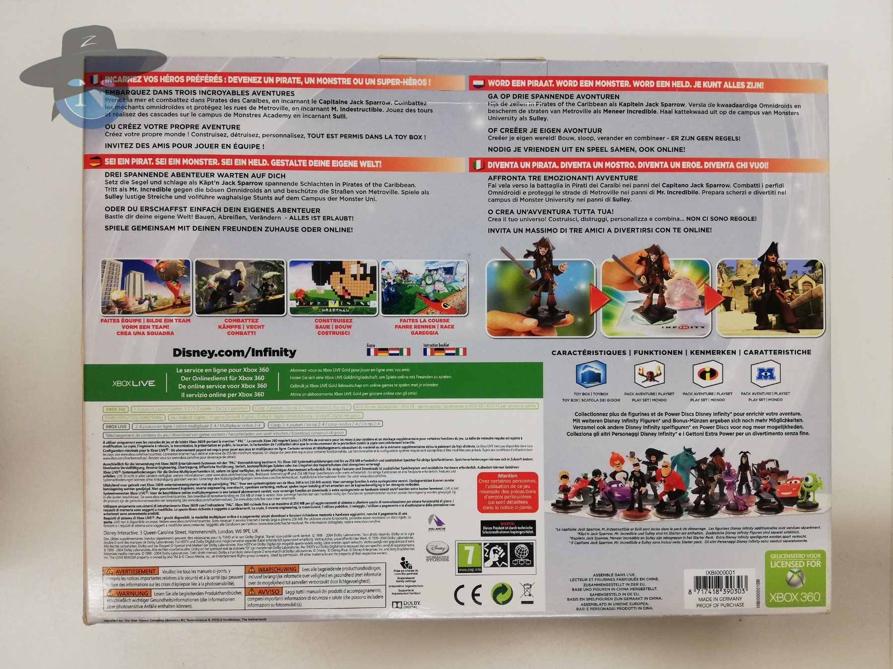 Microsoft Giochi: Disney Infinity Starter Set / Xbox 360 – Nuovo (secondo la descrizione) da St. Gallen venduto da zorro_dc 1