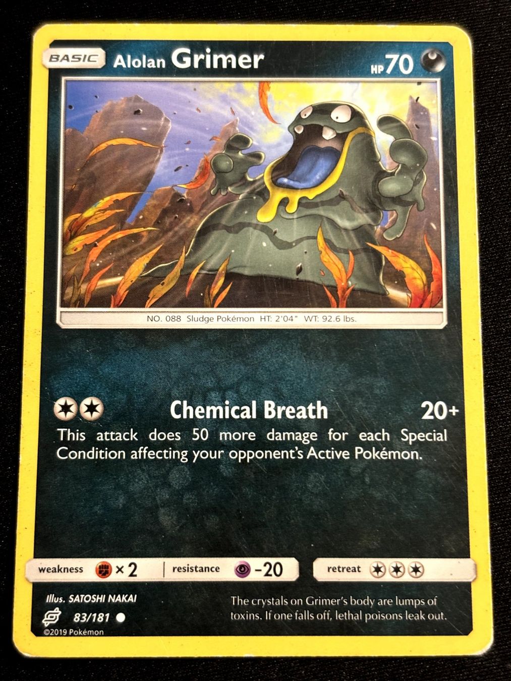 Pokémon Sammelbilder & Trading cards: Pokemon Grimer - Team-Up 83/181 - English – Gebraucht aus Bern von Big_GS