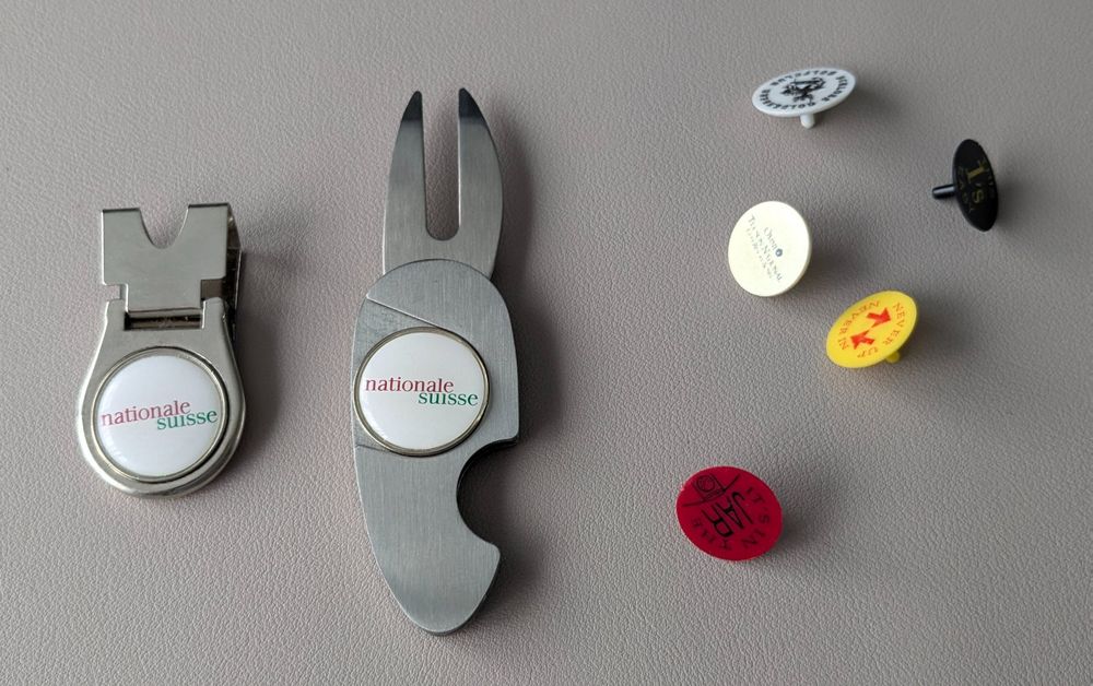 Silverline Golf Geschenk-Set - Pitchgabel Mit Ball Und Tees In Blau