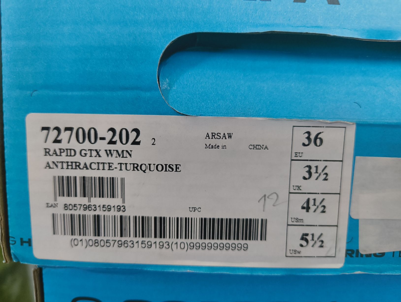 Scarpa Scarpe da donna: Scarpa Wanderschuh Rapid GTX WMN Grösse 36 – Nuovo e nell'imballaggio originale da Uitikon Waldegg venduto da PJLS1 6