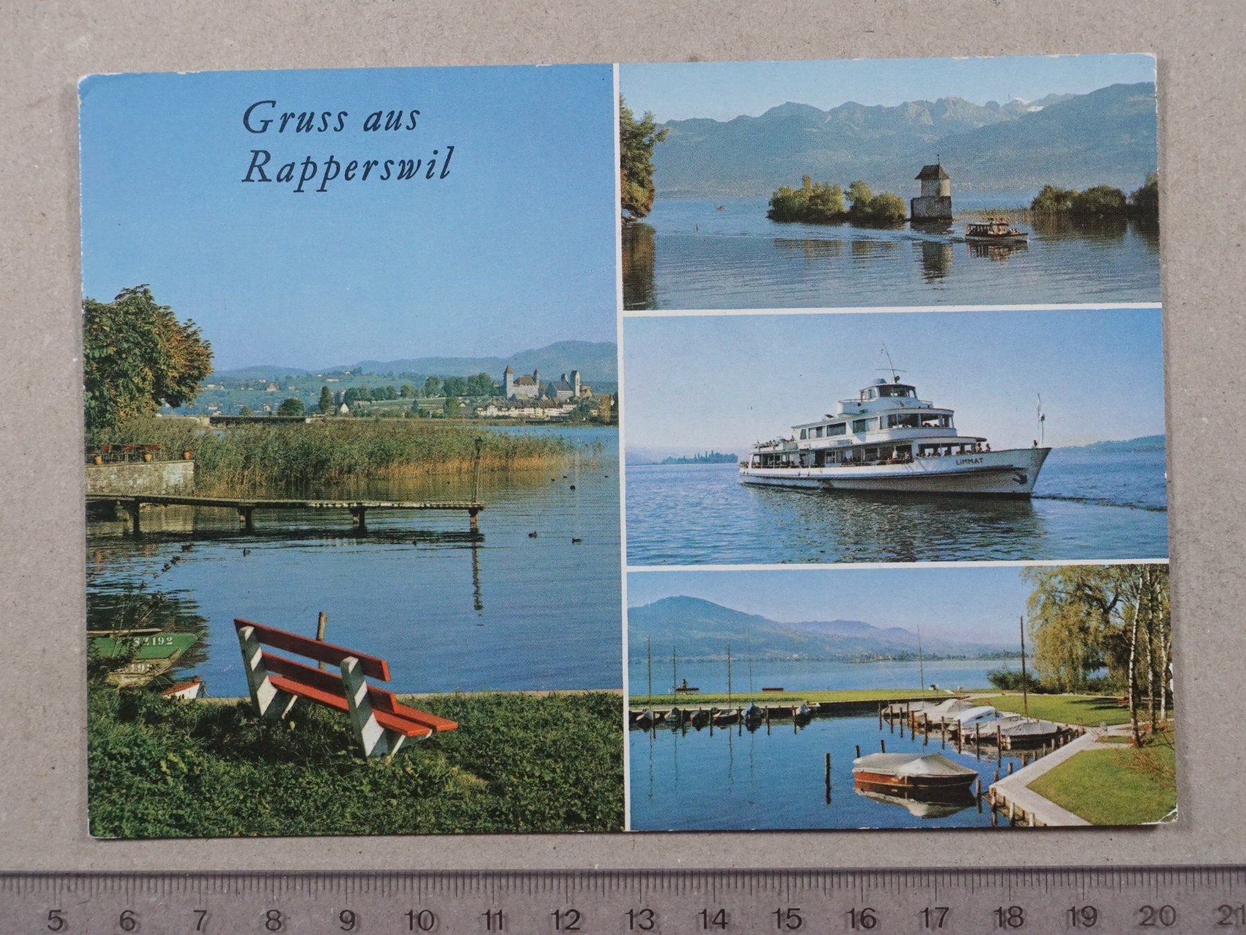 Ansichtskarten: Gruss aus Rapperswil – Gebraucht aus Lenzburg von fh1
