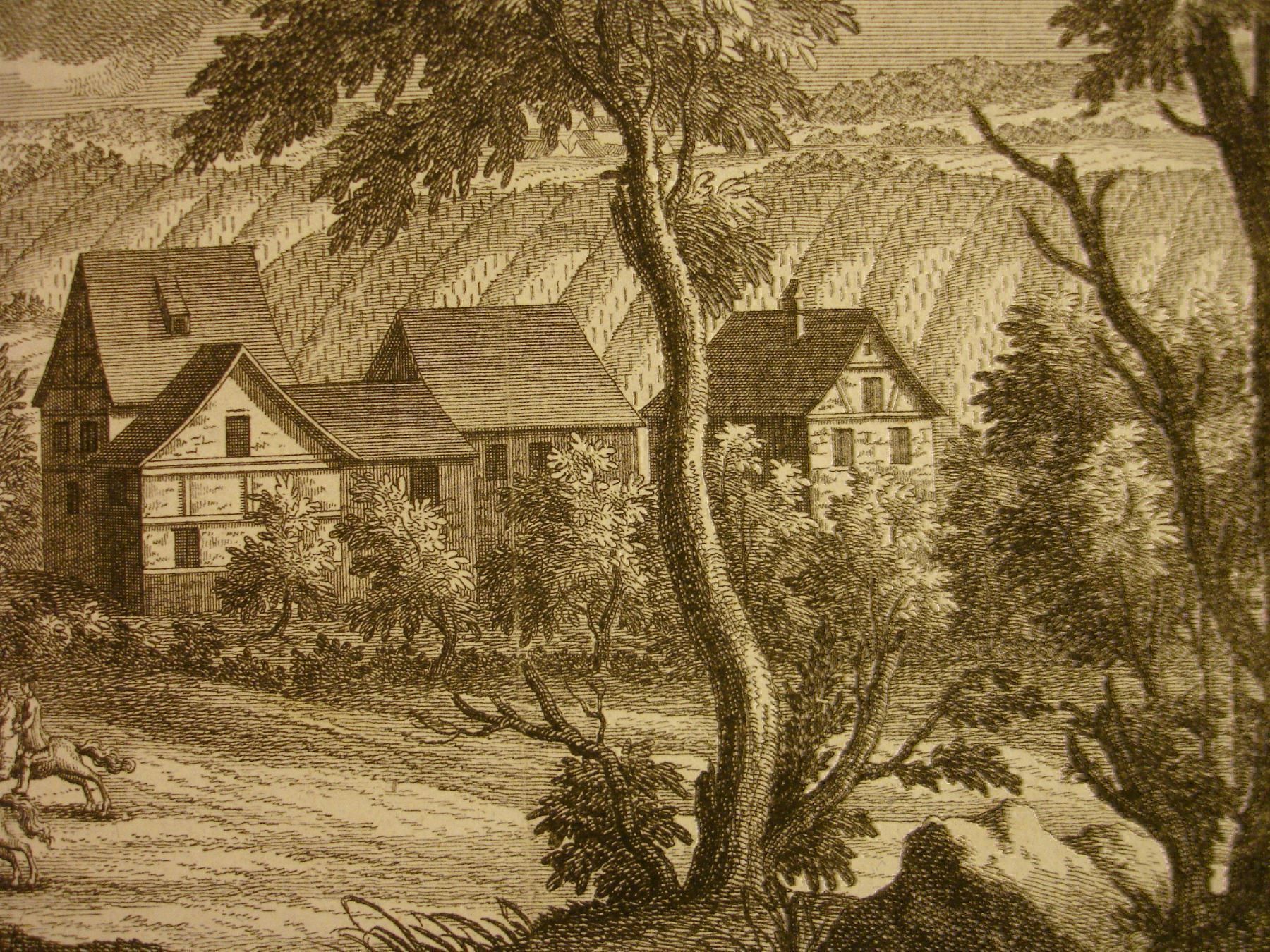 Stiche: ISLIKON, SCHLOSS KEFIKON, KUPFERSTICH – Gebraucht aus Grüningen von Kartensammler 4