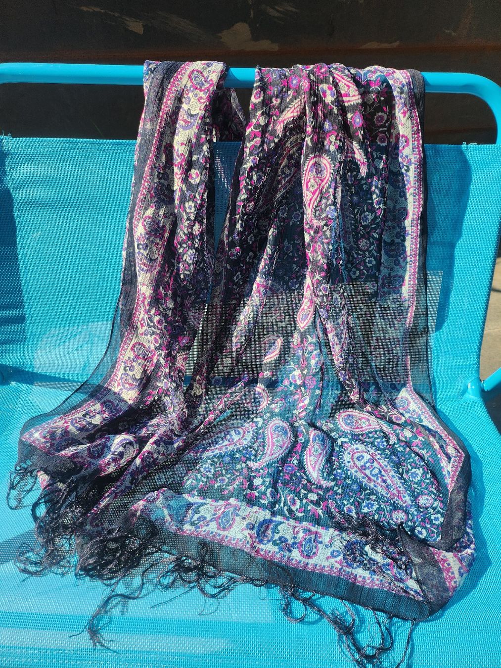Foulards, Tücher & Schals: leichter Sommerschal, Pasley – Gebraucht aus Forch von ang_bhq6