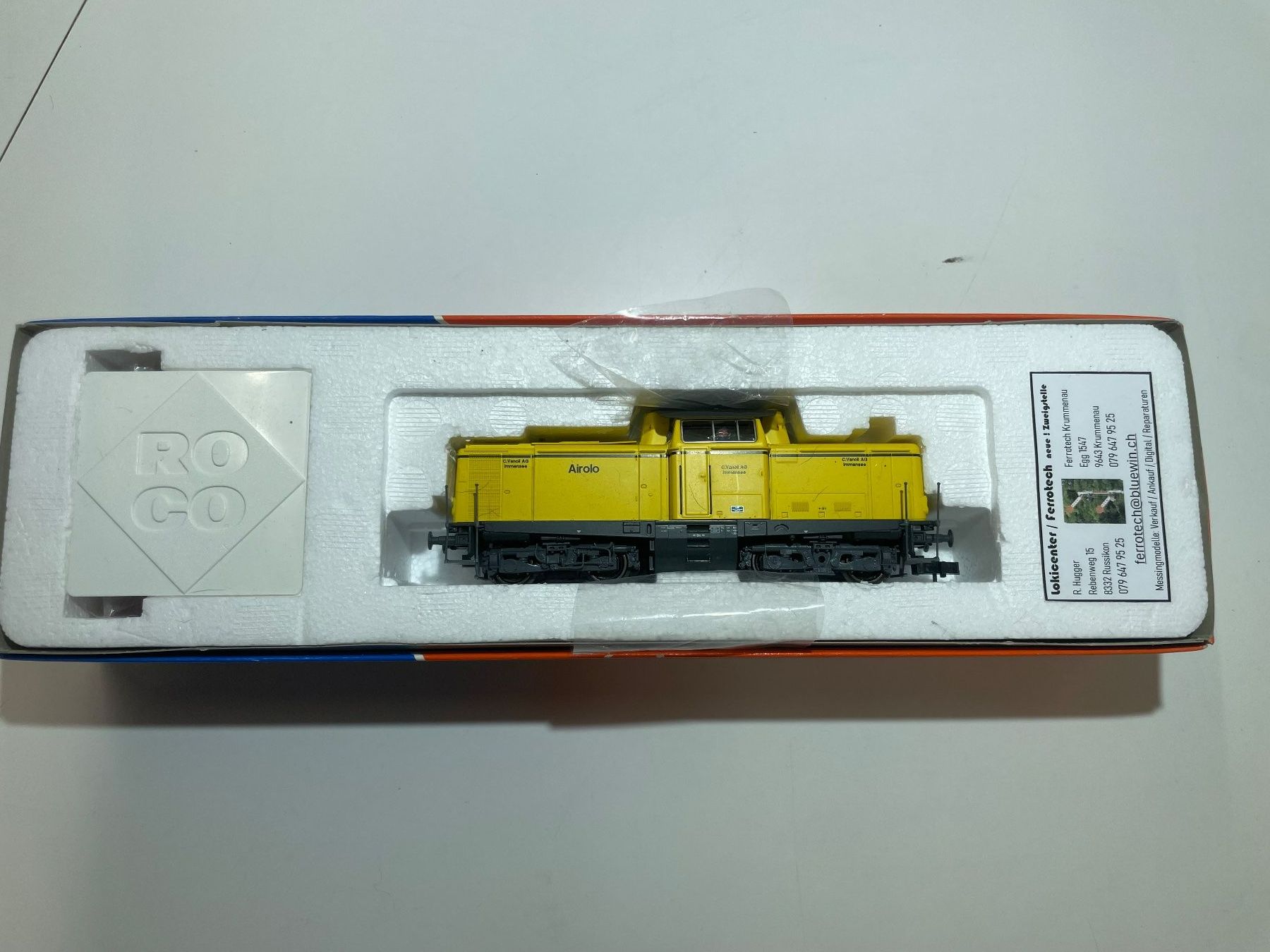 Born Modellini di ferrovie: Born, Vanoli Rangierlok – Nuovo e nell'imballaggio originale da Krummenau venduto da ferrotech 8