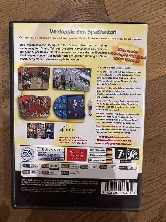 Spiele: Sims Super Deluxe – Gebraucht aus St. Gallen von mustang96 2