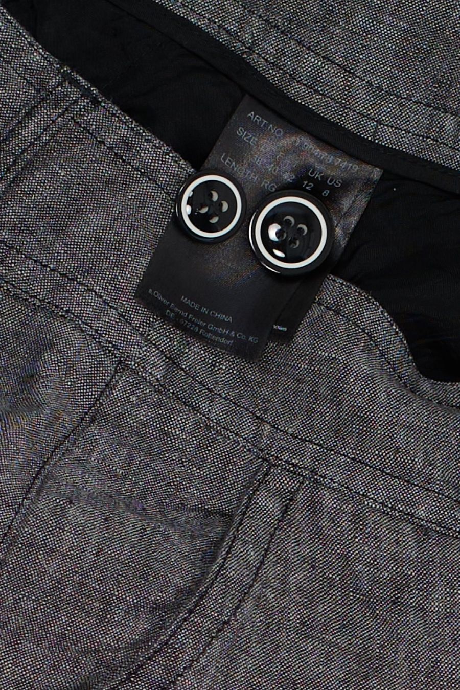 S.Oliver Pantalons: s.Oliver Pantalon Lin Gris Large T. 38 – D'occasion à Fribourg par re-fine 7
