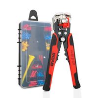 4-in-1 Abisolierzange, Drahtschneider, Crimper, NCV Tester