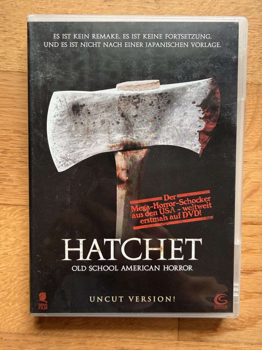 Tous les DVDs: Hatchet - DVD Uncut – D'occasion à Kölliken par nerdorado
