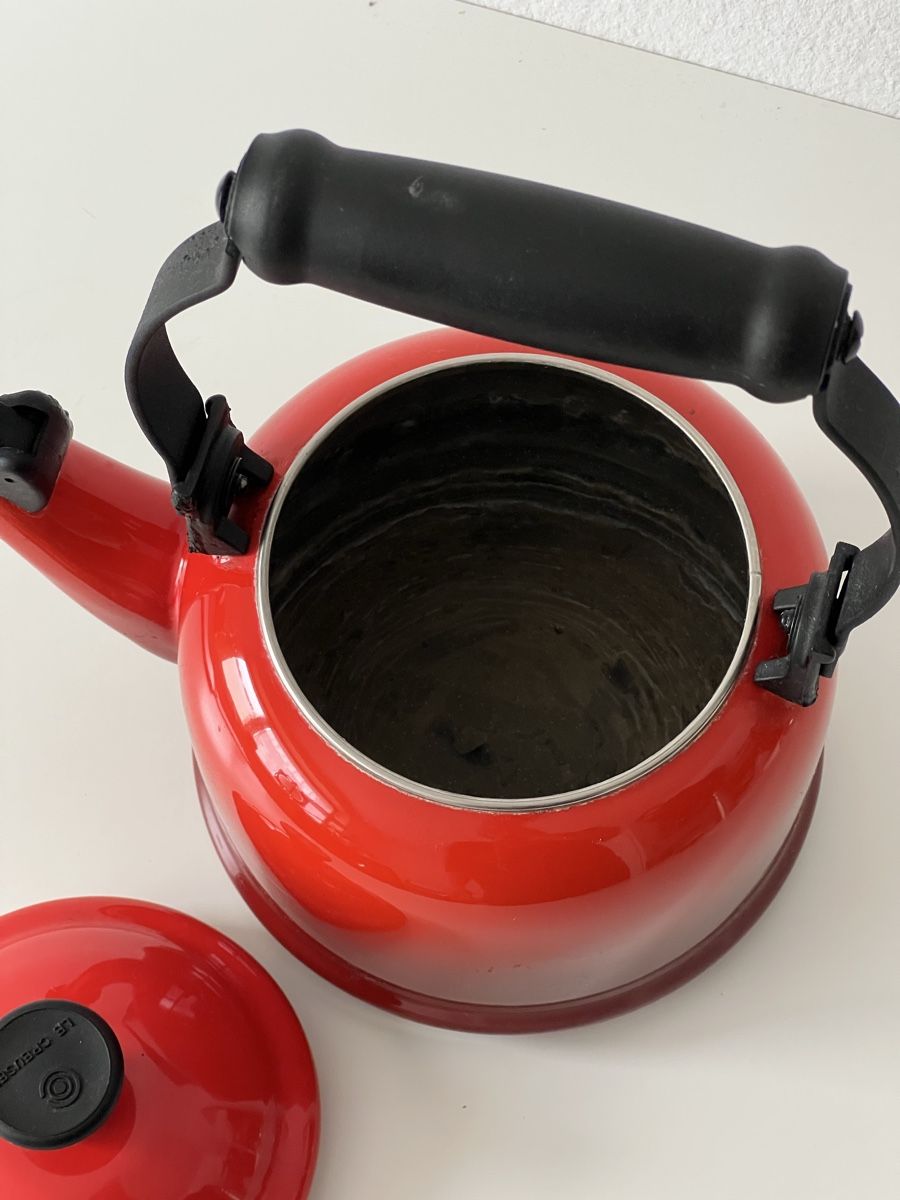 Le Creuset Bollitori: Bouilloire Le Creuset rouge – Usato da Vevey venduto da neflon1te 6
